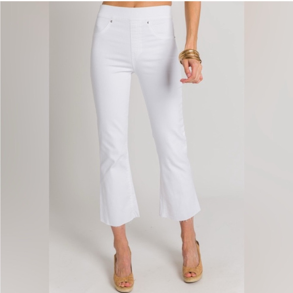 SPANX White Boot Cut Pants